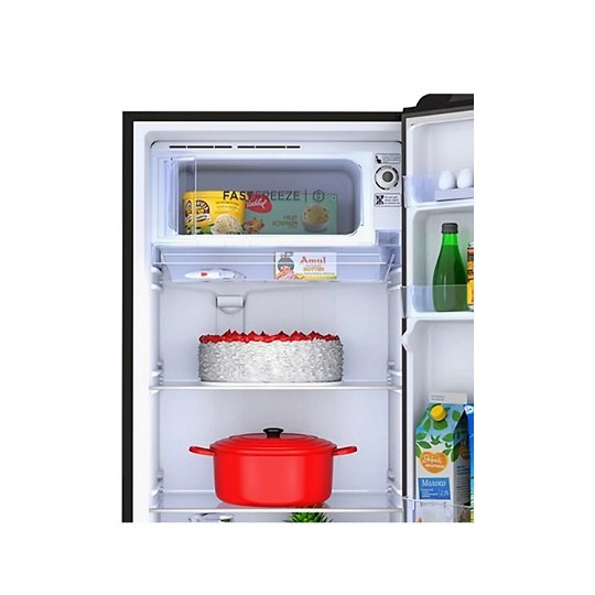 Haier 192 L Direct Cool Single Door 3 Star Refrigerator  (Black Lily, HRD-1923PKL-E)