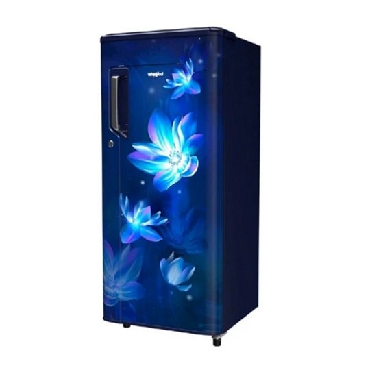 Whirlpool 200 L Direct Cool Single Door 3 Star Refrigerator  (Sapphire Flower Rain, 215 IMPC PRM 3S Sapphire Flower Rain)