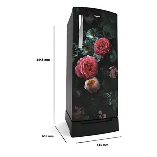 Whirlpool 200 L Direct Cool Single Door 3 Star Refrigerator  (Neo Dutch, 215 IMPRO PRM 3S Neo Dutch)